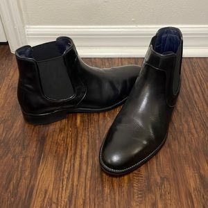 Johnston & Murphy Black Chelsea Boots
